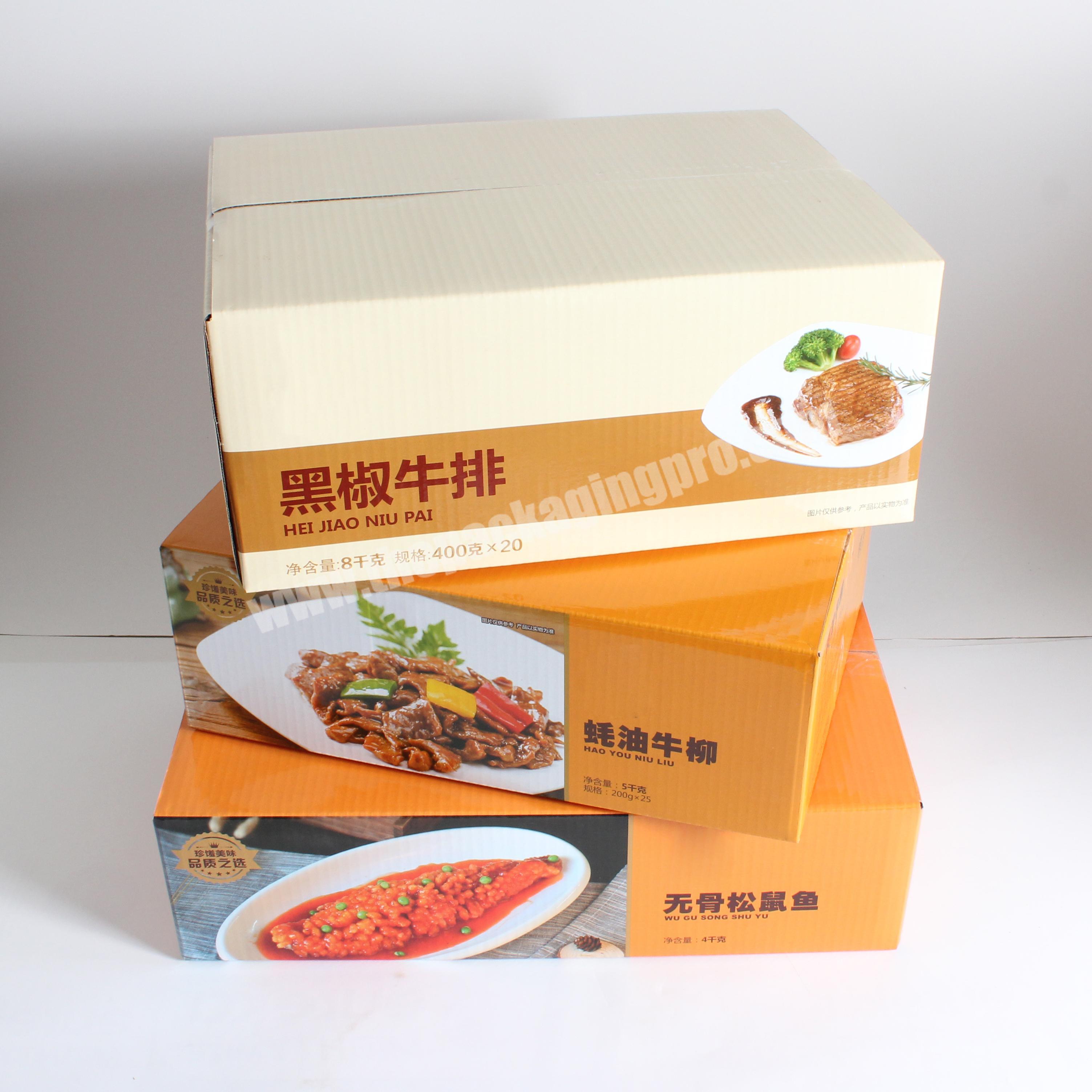 hot sale carton food parcel chicken box  fast food custom printed