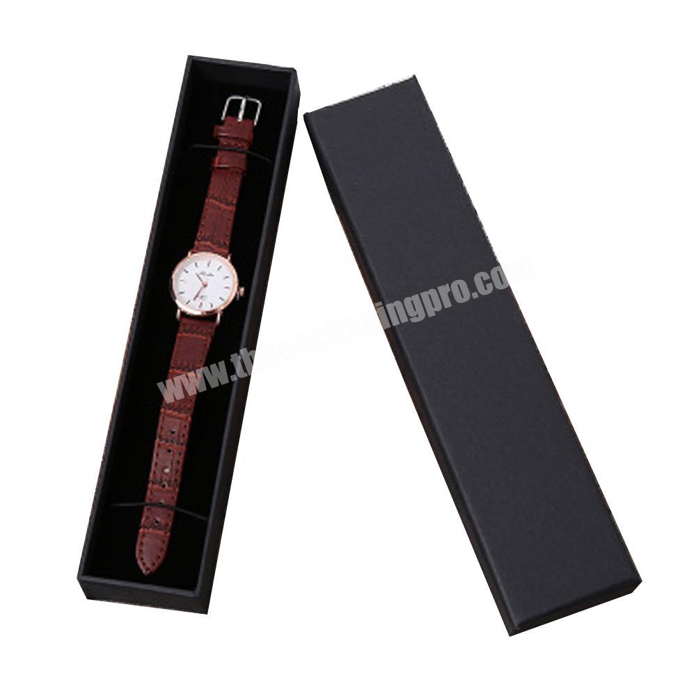 Hot sale cheap watch packaging kraft paper jewelry gift box with custom design