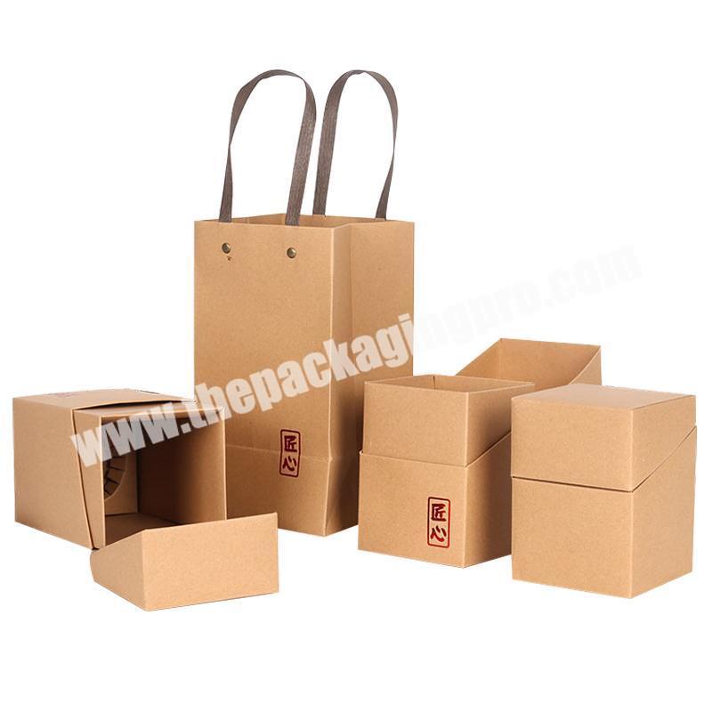 Hot sale cheapest Custom Drawer Style Brown white Kraft Paper Gift Box