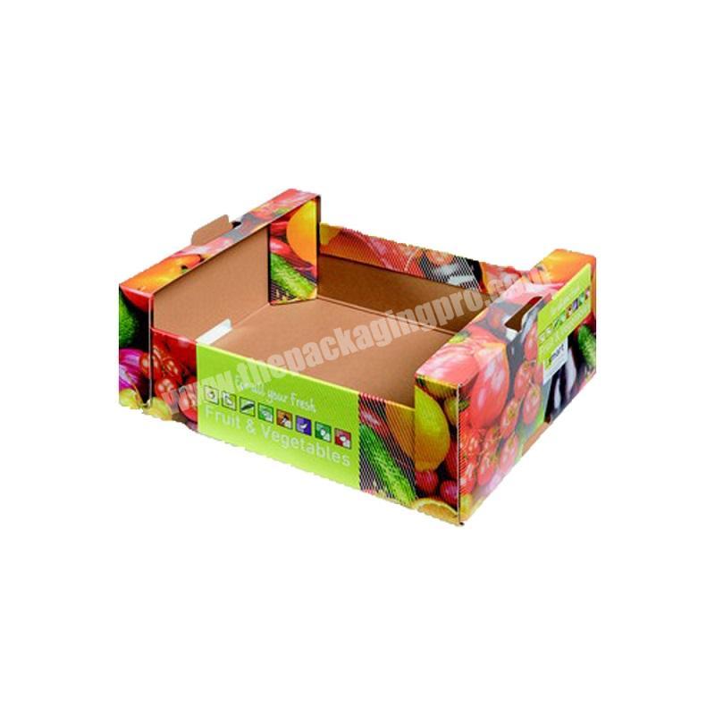 Hot Sale Corrugated Carton Paper Customized Printing High Quality Cherry Fruit Packaging Box