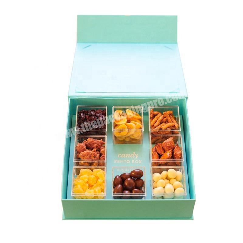 Hot Sale Courier Gift Packaging Box with Compartments for Dried Fruit