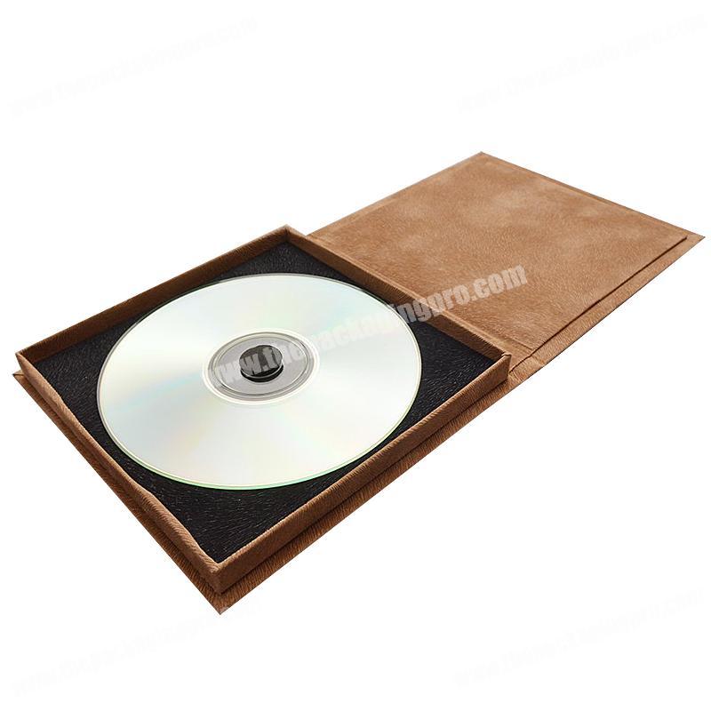 Hot Sale Custom Cardboard High Quality Magnetic Closure DVD VCD CD Packaging Box