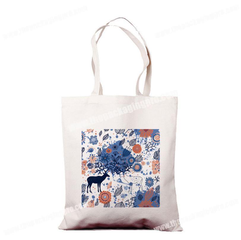 Hot sale Custom cheap reusable canvas cotton tote bags, reusable bag