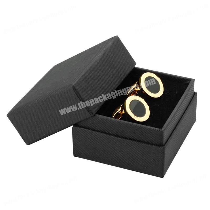 Hot sale custom high grade printed cufflink packing box luxury cardboard paper gift box