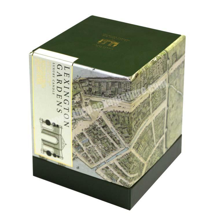 Hot sale Custom LOGO paper cardboard luxury rigid candle gift packaging box