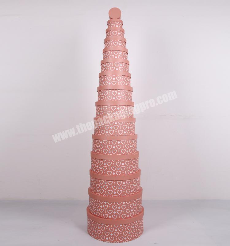 Hot sale Cylinder Cheap Cardboard Gift Boxes Wholesale For Present