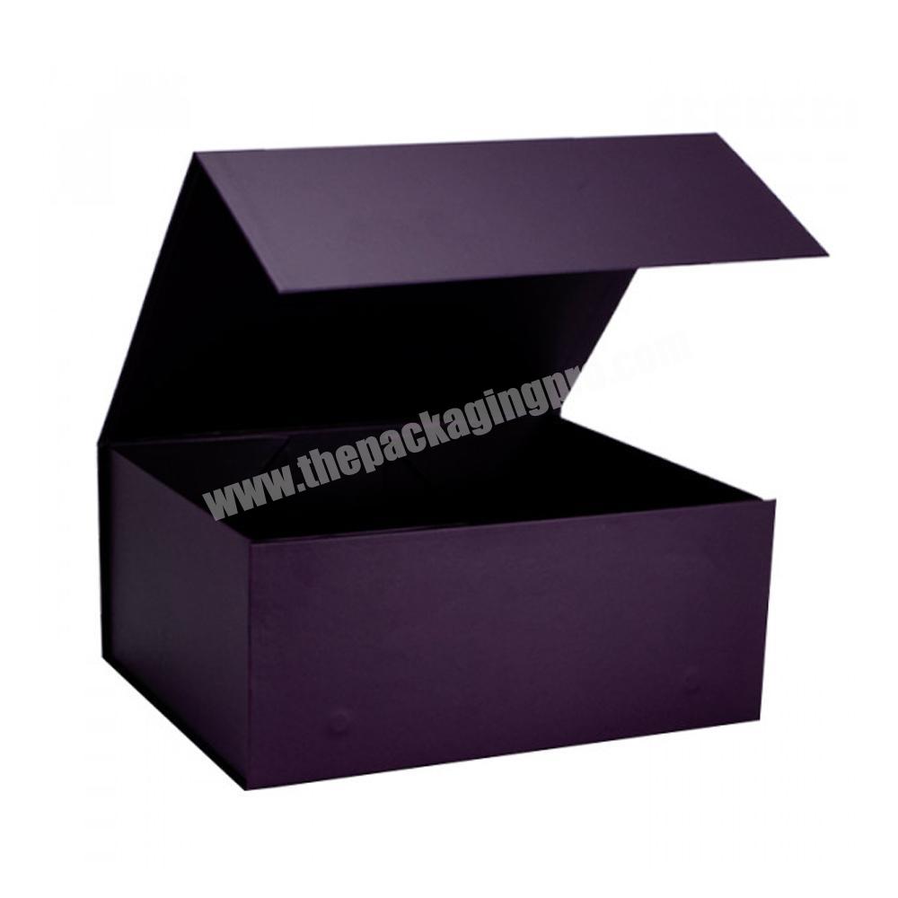 Hot Sale Excellent Luxury Book Shape Paper Gift Floding Magnetic Box for Clothing Packaging