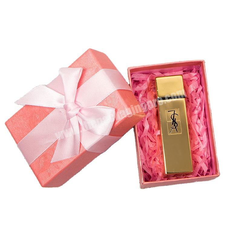 Hot sale exquisite gift box gift box with lid for packaging lipstick