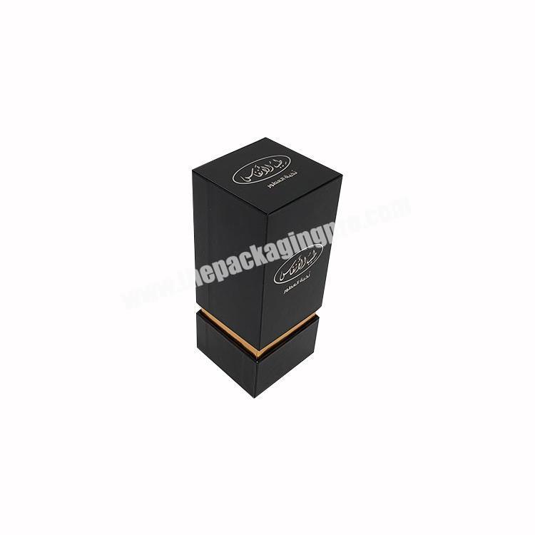 hot sale factory direct price   black  gift   packing box perfume