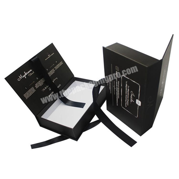 Hot sale factory direct price custom matte black gift box