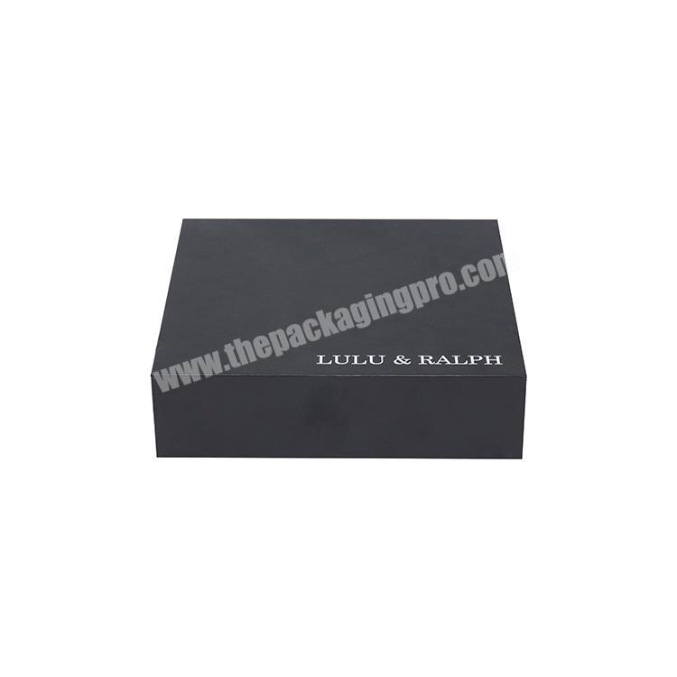 hot sale factory direct price custom packaging matte black boxes