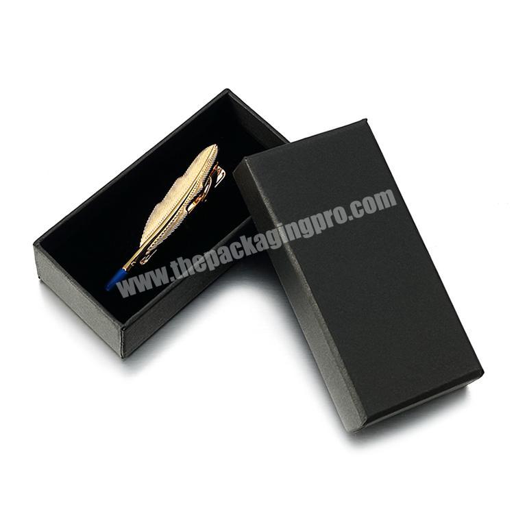 hot sale factory direct price luxury gift matt black jewelry box