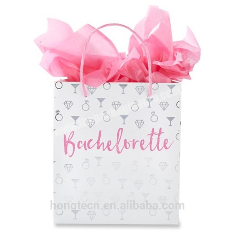 Hot sale foldable shopping bag for holiday gift garment shop packaging bag