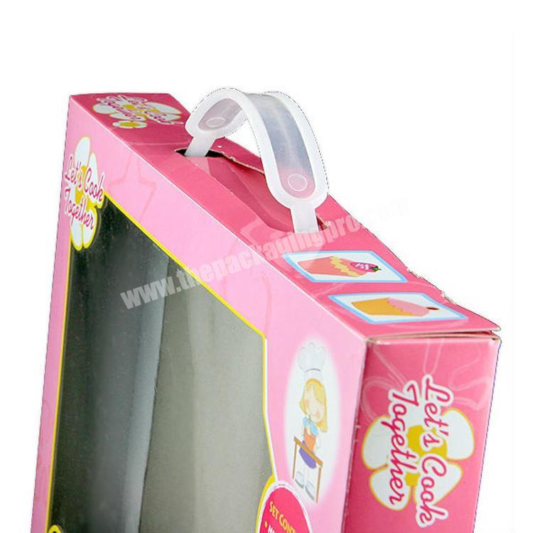 Hot Sale Full Color Printing Packing Paper Box With Transparent PVC Window