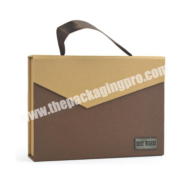Hot sale good quality book shape Packaging envelope gift box