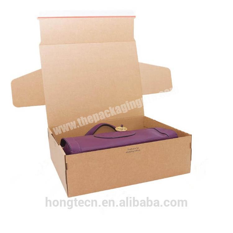Hot sale handmade foldable corrugated carton box specification mail box