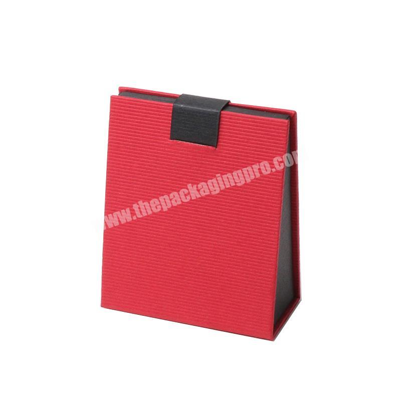 Hot Sale High-End Red Necklace Custom Cardboard Jewelry Box