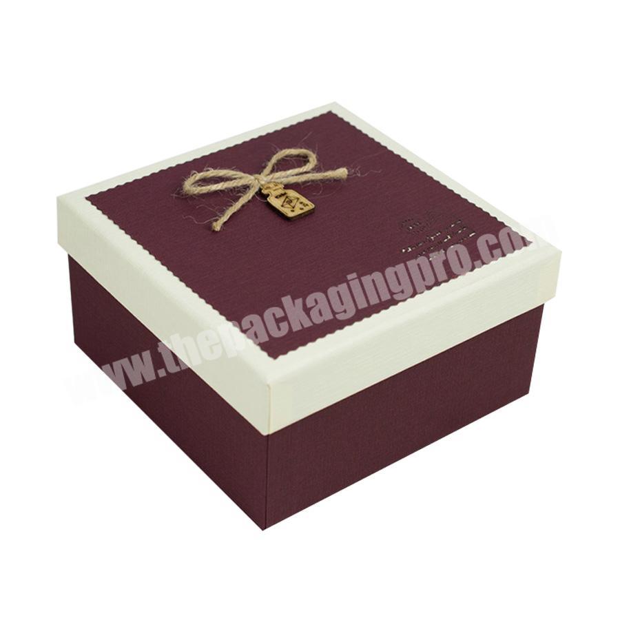 Hot sale high quality Customized decorative large velvet gift box