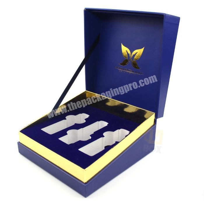 Hot Sale High Quality Luxury Custom Logo Cosmetic Skin Care Black Lipgloss Cosmetic Packaging Boxes