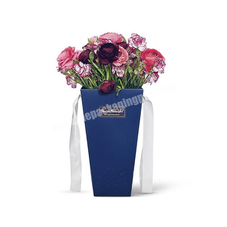Hot sale high quality square paper packing flower box