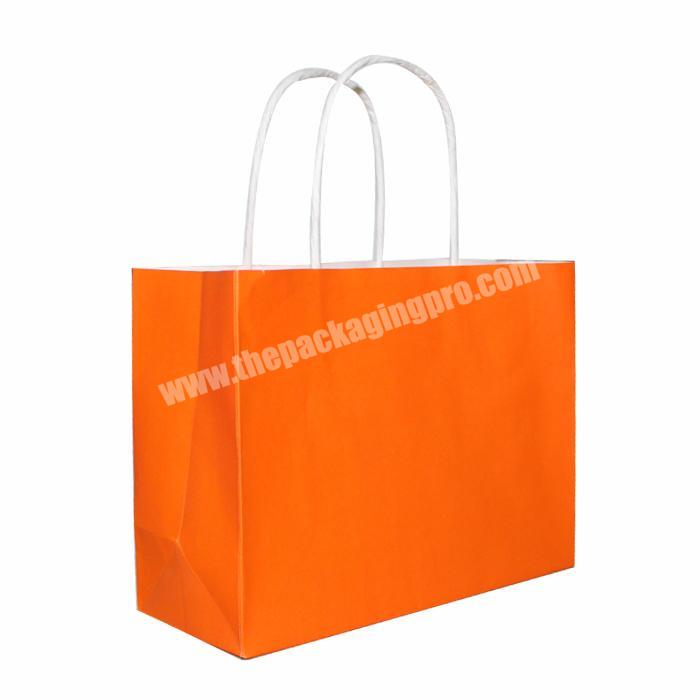 hot sale kraft paper food bag color paper bags