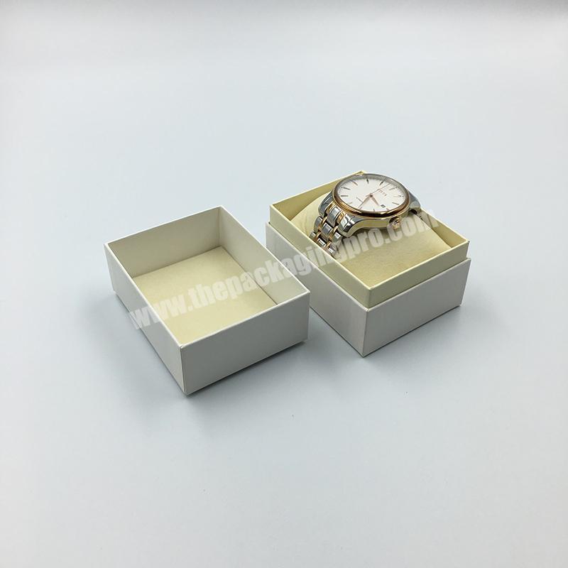Hot Sale Luxury Paper Watch Holder Box Cardboard Single Wrist Watch Gift Box With Lid