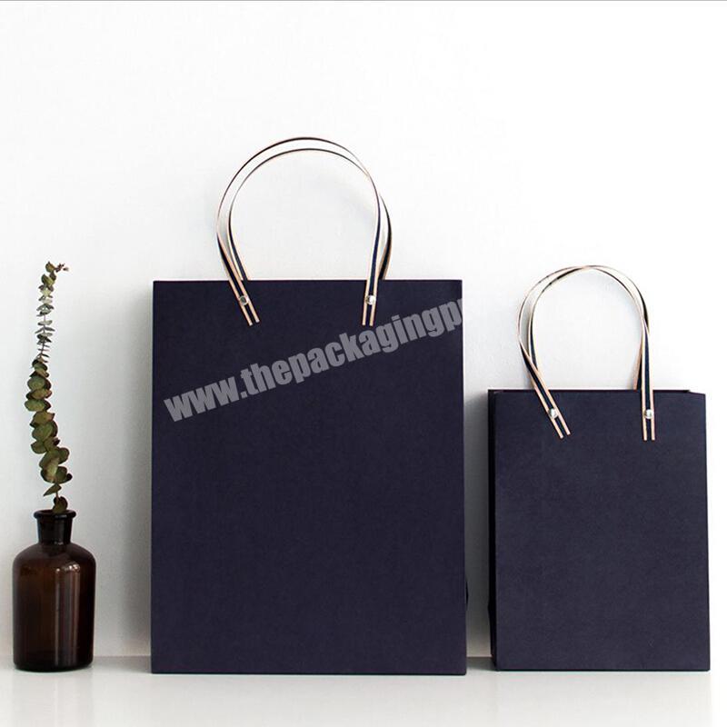 Hot Sale Manufactory Pure Portable Gift Packaging Handbag with Customized Logo
