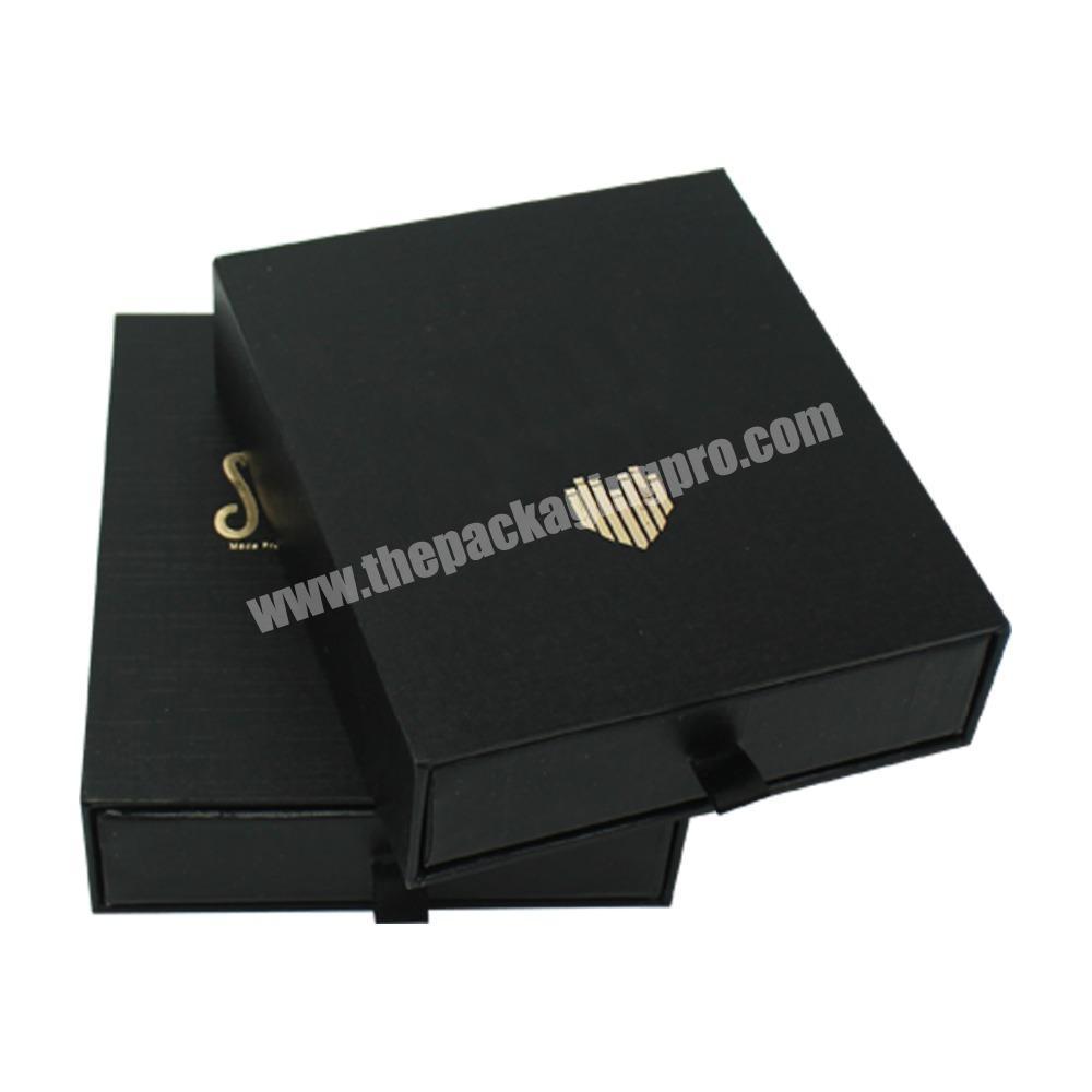 Hot Sale New Design High Quality 3 Drawer Box Package, Printing Custom Luxury Gold Stamping Jewelry Drawer Style Packaging Box