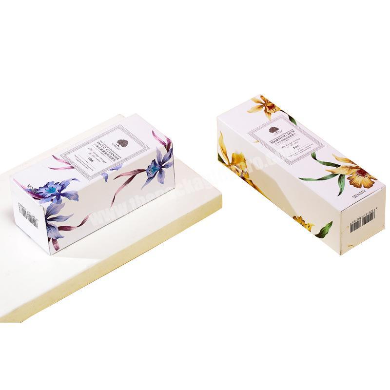 Hot sale open closure box wholesale cosmetic custom printed gift boxes with logo lotion gift box