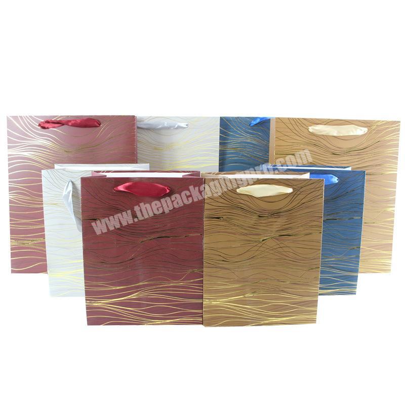 Hot sale paper bag custom printing gift bag luxury packaging with handle printing bag