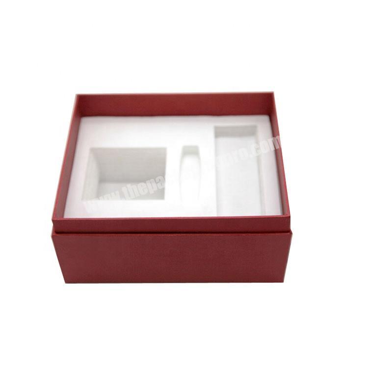 Hot sale paper packaging gift box for cosmetics set