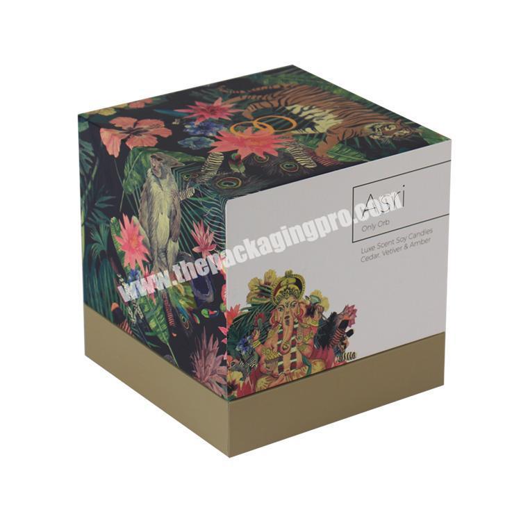 hot sale private label candle jars packaging boxes