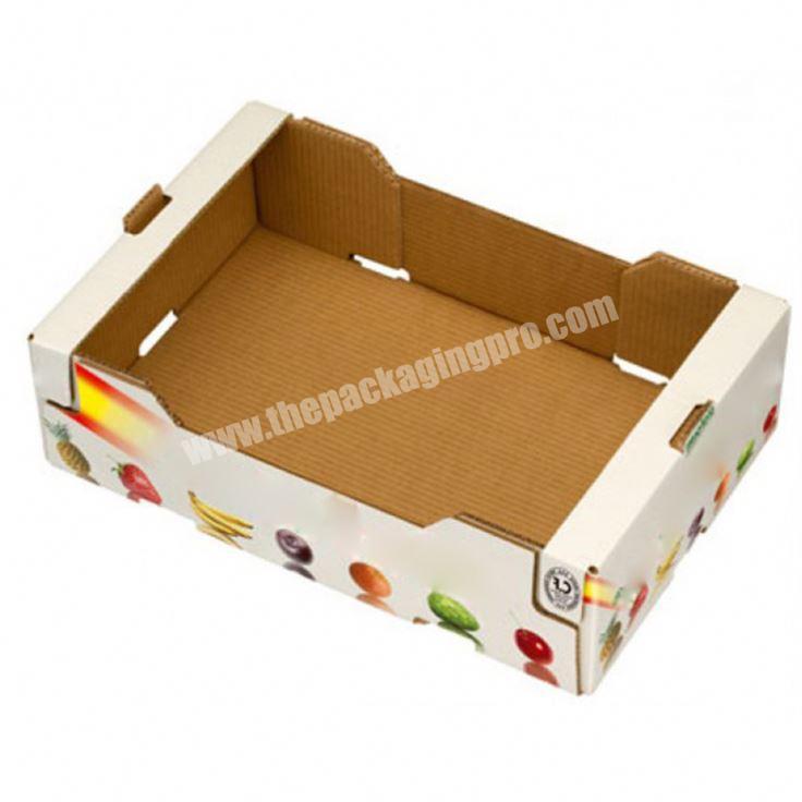Hot Sale Recycle Packaging Boxes Logo Custom Printed Corrugated Fruit Gift Box