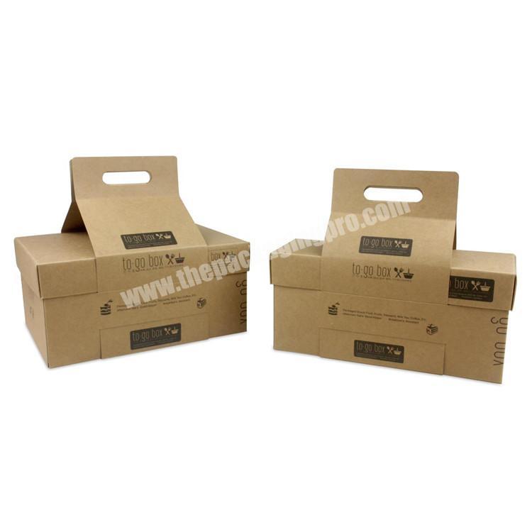 Hot Sale Stock Size Logo Recycle Packaging Custom Kraft Paper Box with Lid