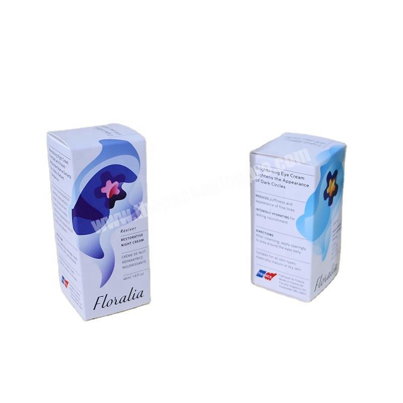 Hot Sales Custom Paper Cosmetic Bottle Packaging Box