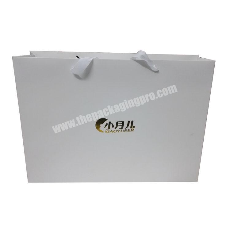Hot Sell Cardboard White Gift Bag Candle Paper