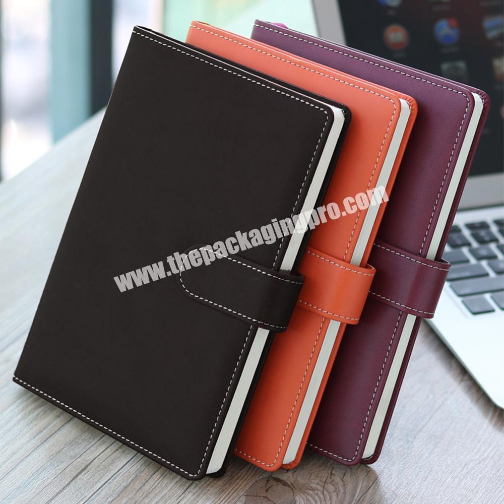 Hot Selling A4 Hardcover Pu Leather School Stationery Classmate Undated Notebook