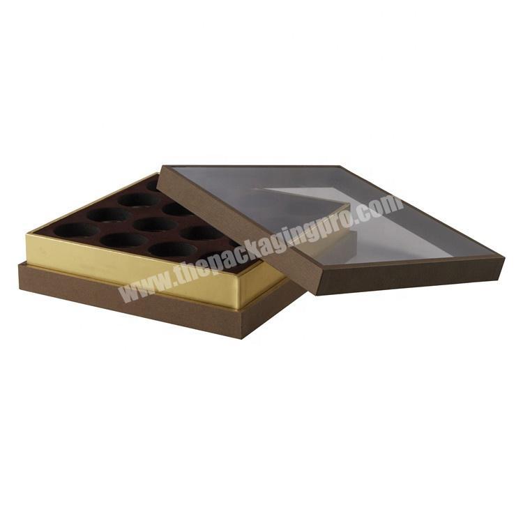 Hot selling Custom book shaped magnetic chocolate truffle packaging box