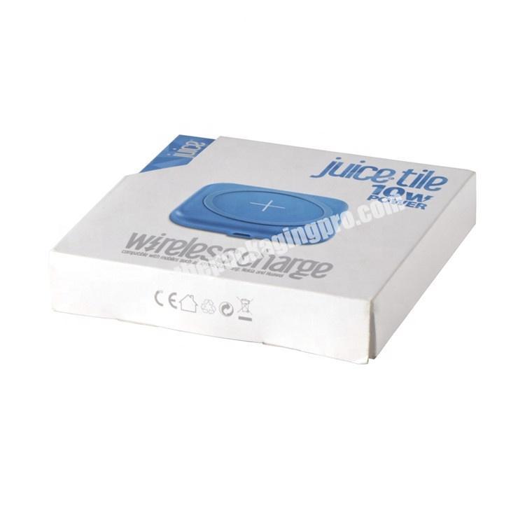 Hot selling Custom luxury paper wireless charge box wholesale custom packaging box custom logo