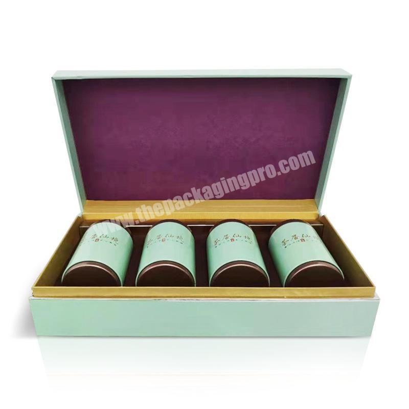 Hot Selling Custom Promotion Empty Bag Paper Boxes Packaging Tea Gift Box Set