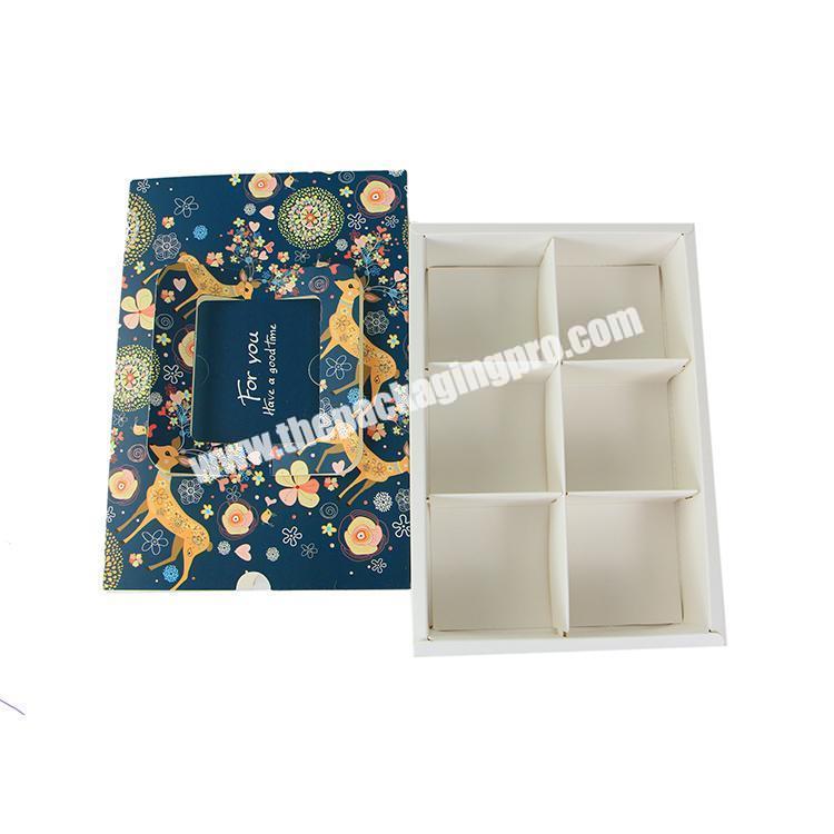 Hot selling customization art paper c2s cardbpard paper box packaging for chocolate