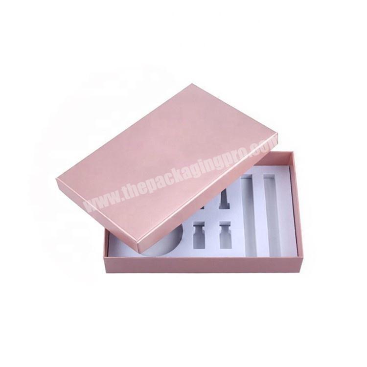 Hot selling empty cardboard beauty private label retail box cosmetics