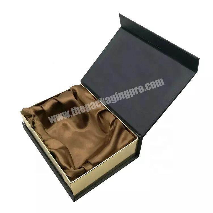 Hot Selling Free Sample Black Rigid Magnetic Custom Gift Boxes For Hair