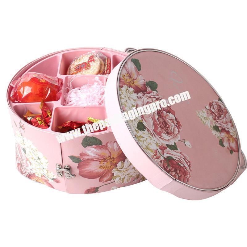 Hot selling high quality pink round box