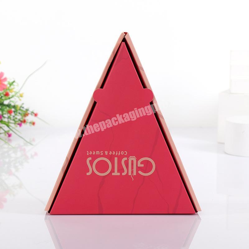 Hot selling high quality wholesale triangle pizza box for pizza packaging
