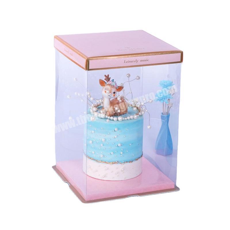 Hot selling machine 12x12 cake box cardboard cake box cake boxes paper with wholesale price