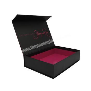 Hot Selling Product Reliable Black Large Product Book Gift Packaging Box