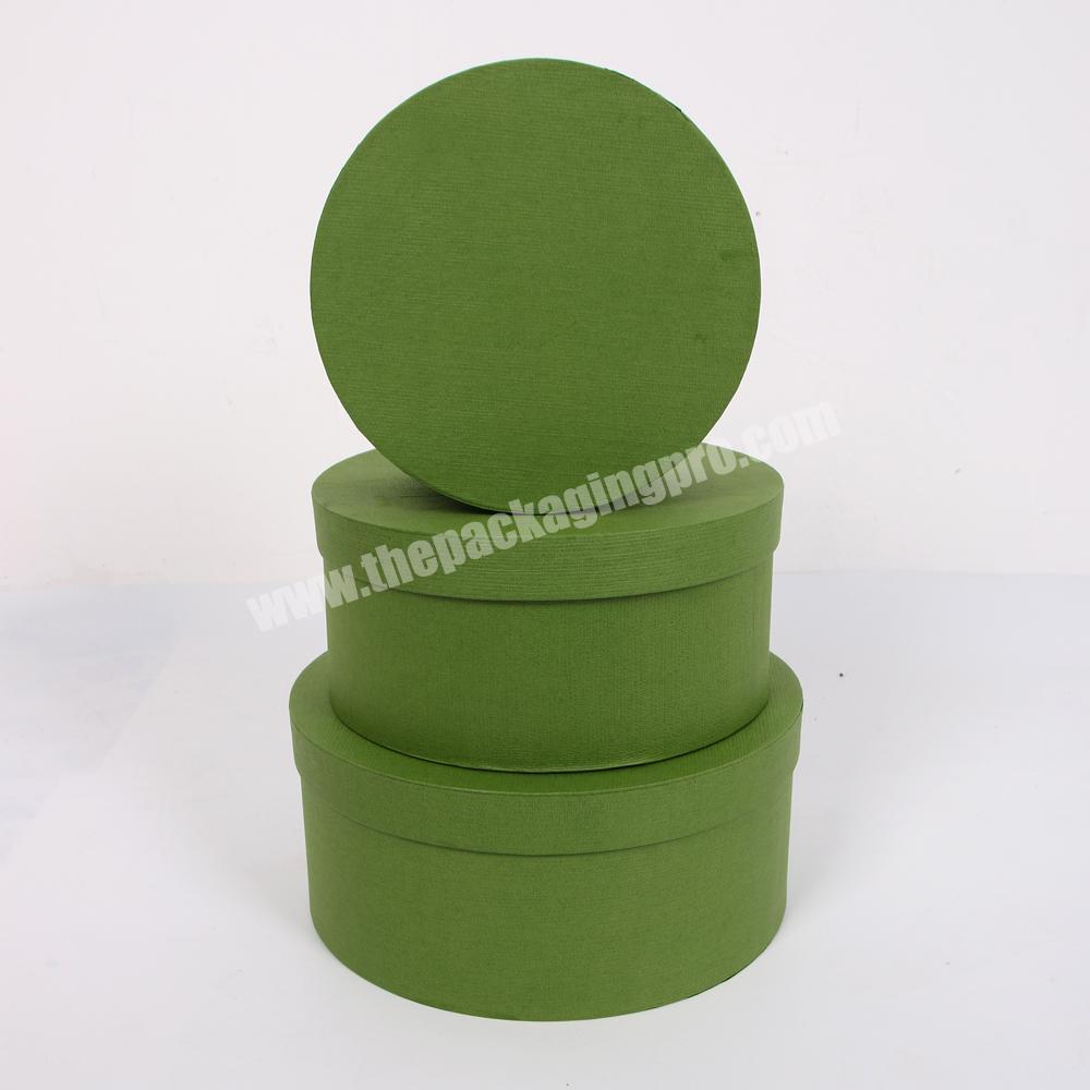 Hot Selling Round Flower Gift Box Set For Festival Decoration