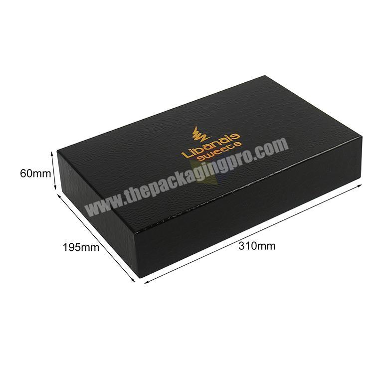 hot stamping gold foil wholesale packaging paper baklava boxes