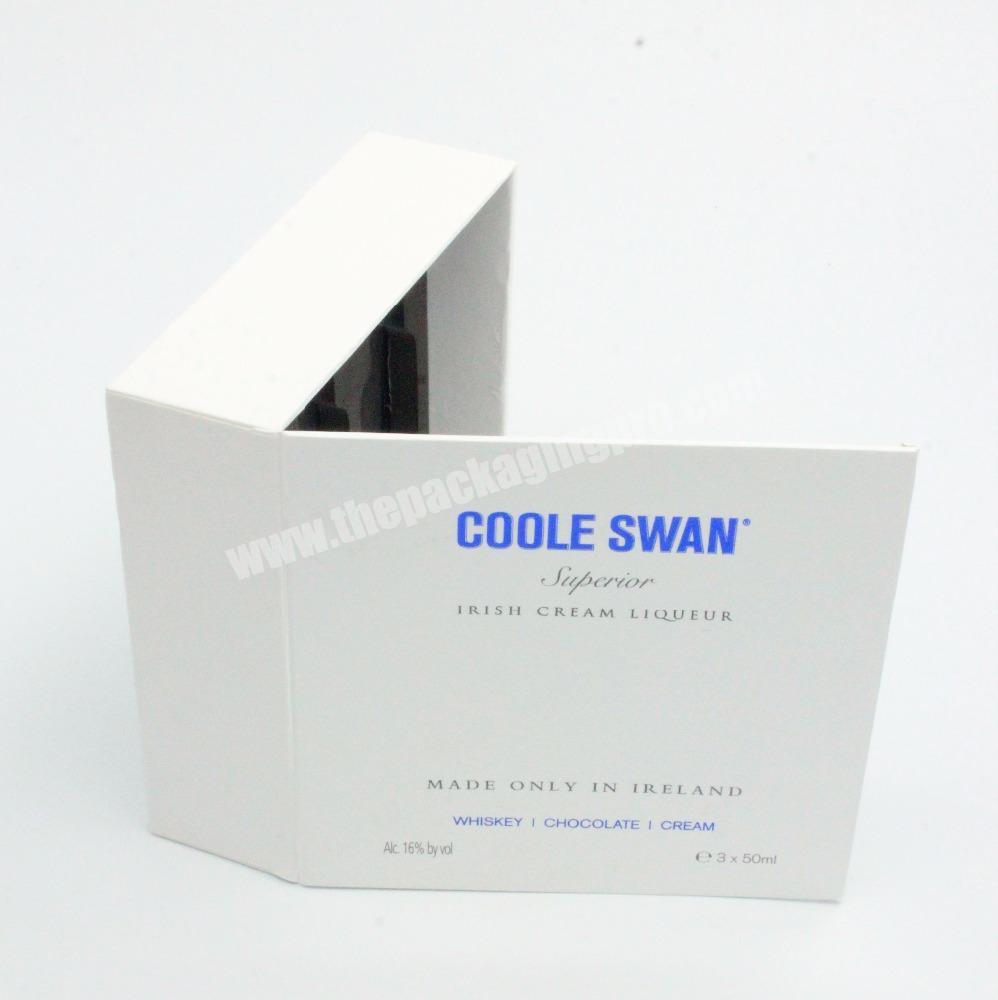 Hot!!! Wholesale Elegant Foam Insert Book Shaped Box Packaging Magnetic White Paper Gift Box